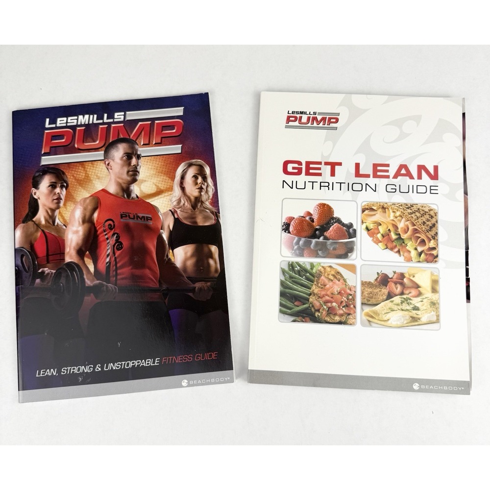 Beachbody Les Mills Pump Fitness & Nutrition Guides 2011 Paperback *Guides Only*